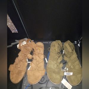 2 pair BNWT sandles